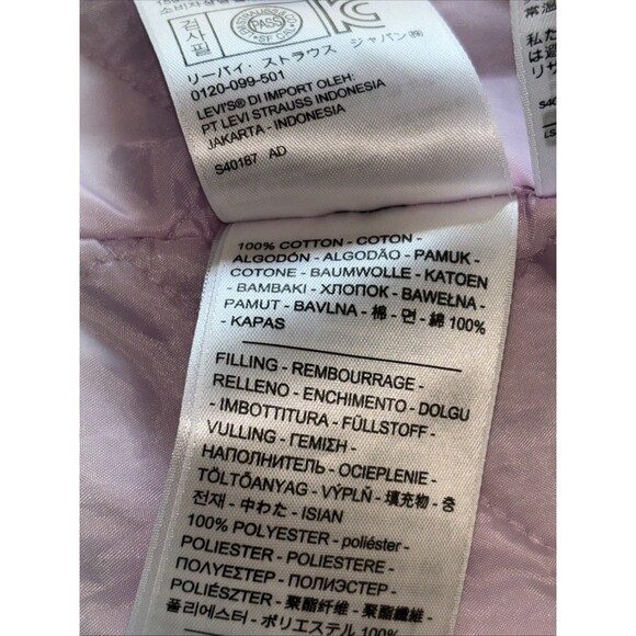 LEVI'S Women's Jean Jacket  Lavender Light Wash Size Medium - Picture 14 of 16